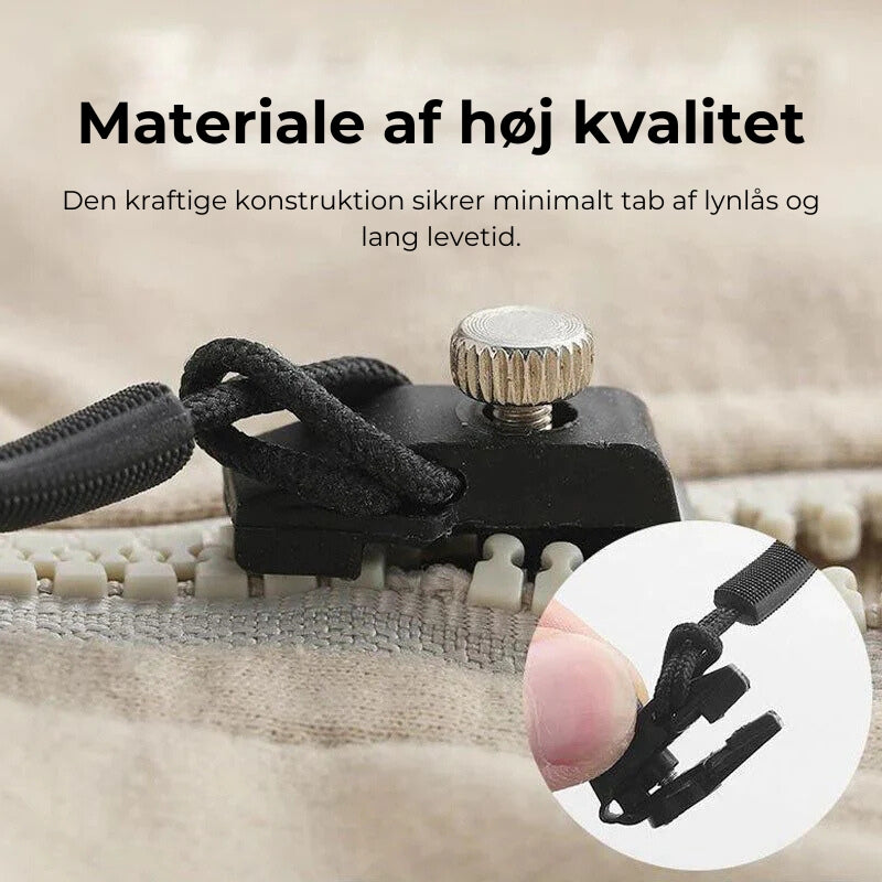 Udskiftning af lynlåse (sæt med 6)