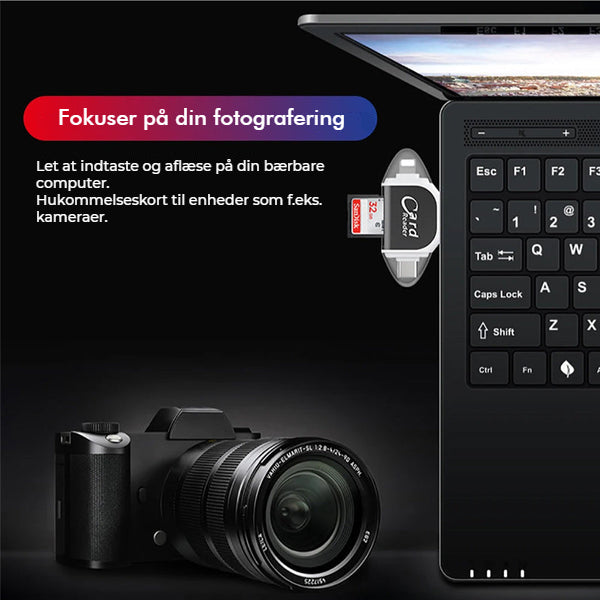 4-I-1 UNIVERSAL MULTI-PORT SD/TF-KORTLÆSER