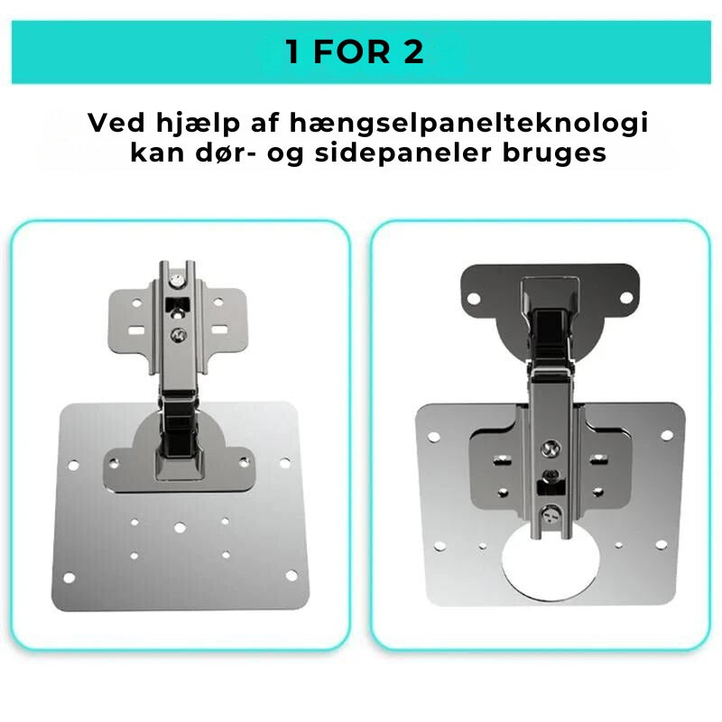Reparationsdel hængsel sideplade