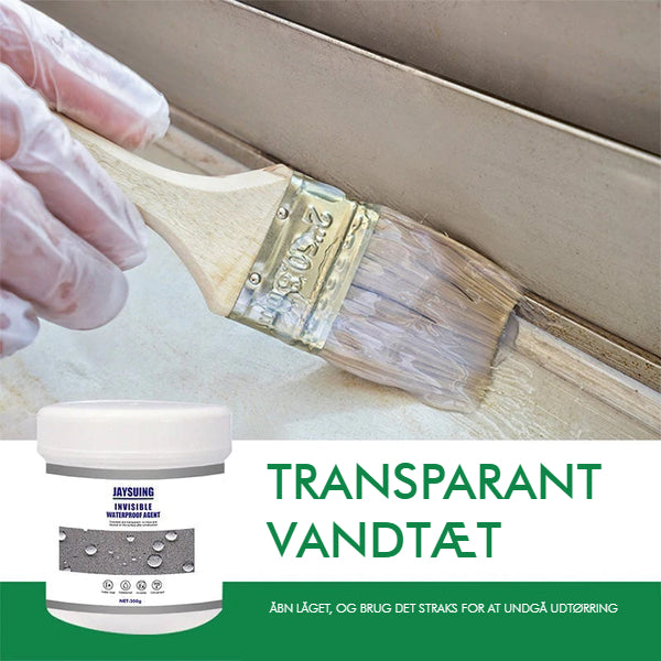 GENNEMSIGTIG VANDTÆT COATING