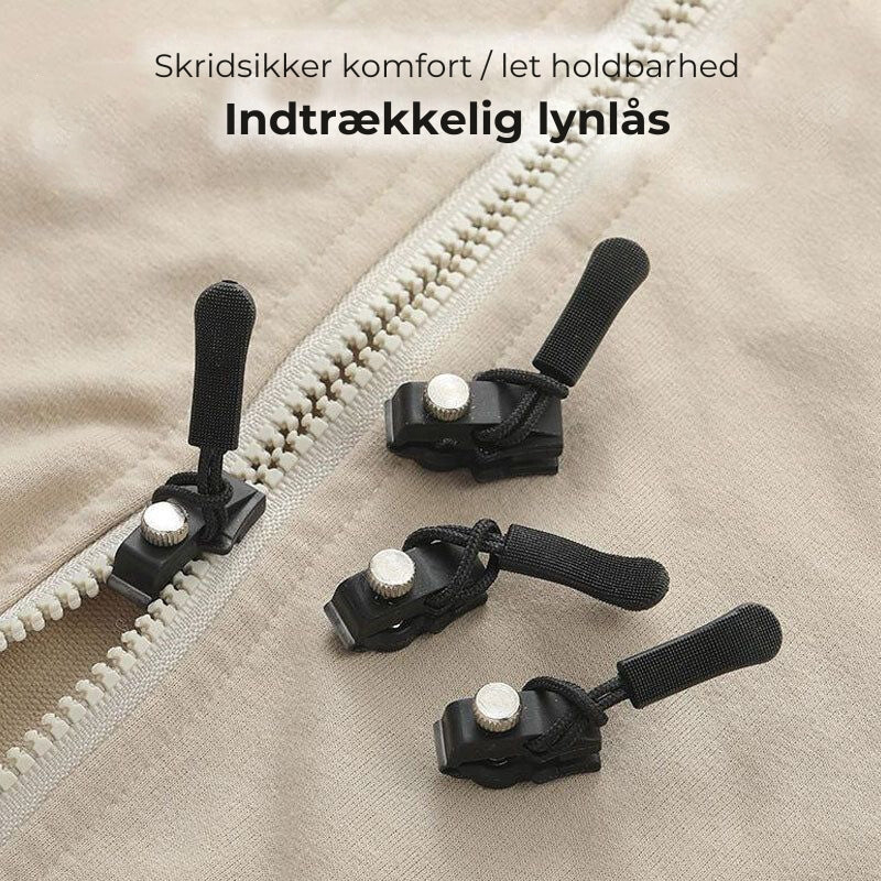 Udskiftning af lynlåse (sæt med 6)