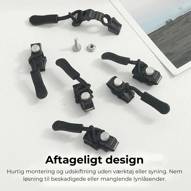Udskiftning af lynlåse (sæt med 6)