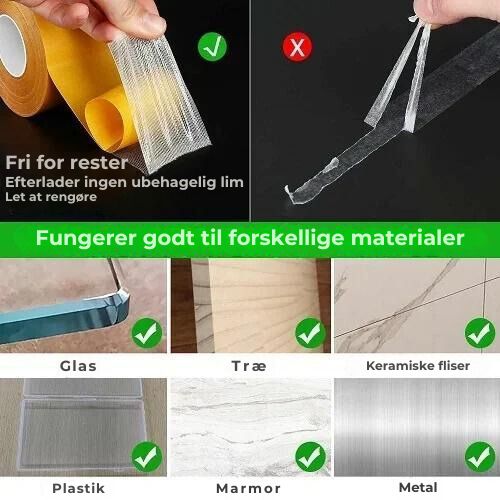 🔥Industriel dobbeltklæbende tape