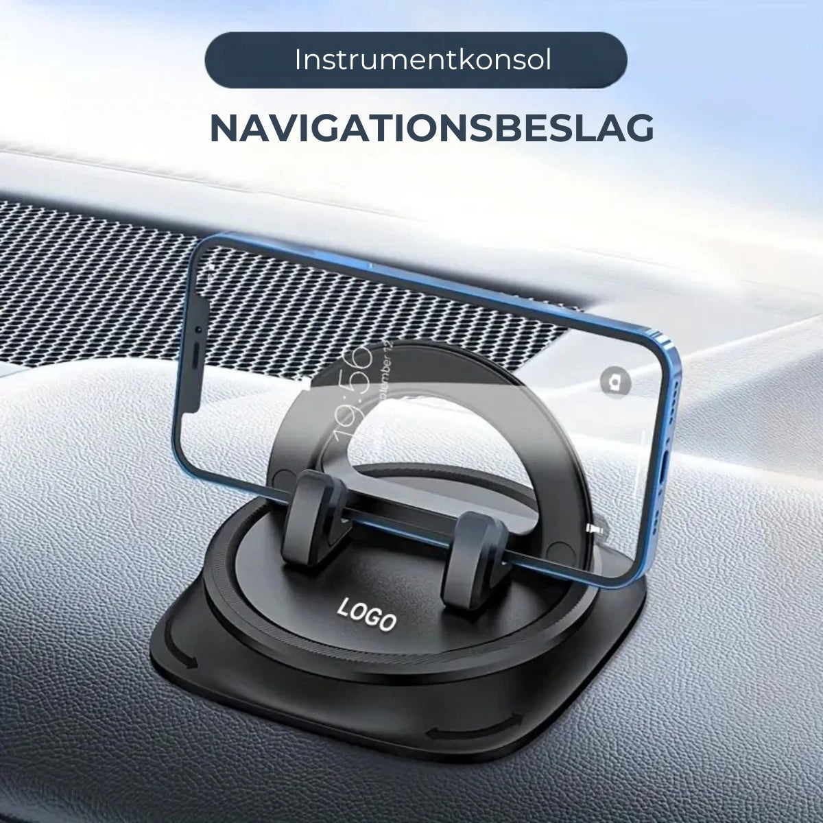 Telefonholder til navigation på instrumentbrættet