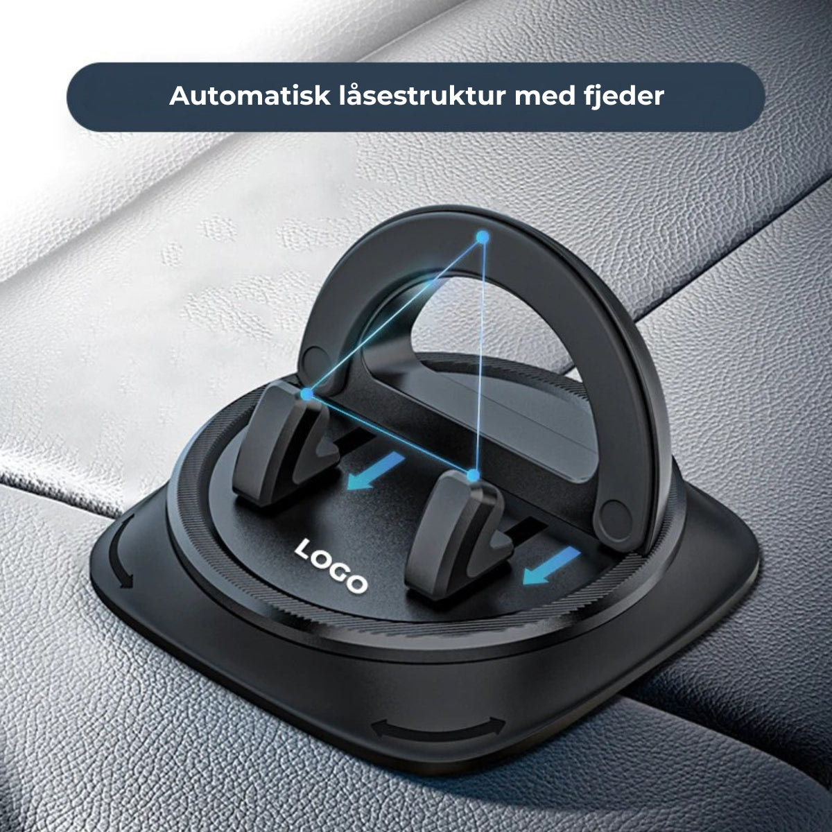 Telefonholder til navigation på instrumentbrættet